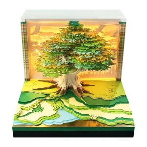 3D Paper Sculpture Notepad 2026 Desk Calendar & Creative Gift